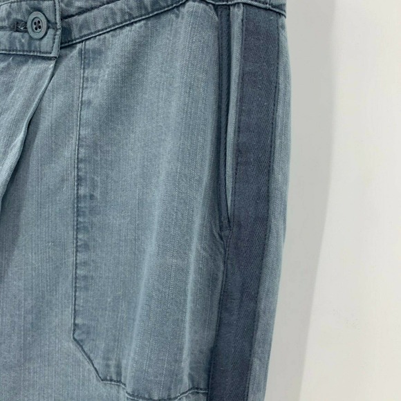 Anthropologie Hei Hei Bradey Chambray Trousers 27 - Picture 5 of 12